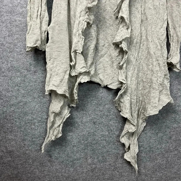 Eileen Fisher Duster Cardigan Petite L Silk Cashmere Blend Crinkle Crush Flutter - Picture 7 of 14